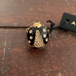Ann Taylor Ladybug Ring Sz. 8